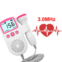 Monitor De Ritmo Cardíaco Fetal 3MHz Detector De Latidos De Bebé Estéreo Dopler Stetoscopio Para Embarazadas ALIWUZN - details 5