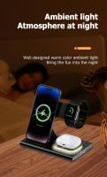 Smartphones Cargador Inalámbrico 3 en 1 Premium para Móviles, Watch y AirPods - Base de Carga Inalámbrica Qi Certificada, Estación Multifunction Compatibilidad Compatible con Smartphones y Reloj Inteligente-DiseCompacto Sin Cables - details 3