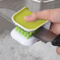 Limpieza de Hojas y Cuadernos, exfoliante de Cerdas Verdes para lavado de Cocina, 2 UDS. HOPHICINA - details 2