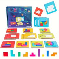 Juego De Rompecabezas Colorido Para Niños Juguetes De Madera Desafío Mental Para Dos Jugadores Regalo Educativo Para Niños Entre 3 Y 6 Años - details 7