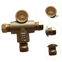 Conector De T Brinco De Latón Para Motocicleta ATV Quad Bicicleta De Tierra Tractor Enlace De Freno En Forma De T Reemplazo De Tornillo - details 4