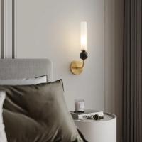 Lámpara De Pared LED Moderna En Cuatro Y Mármol Para Restaurante Pasillo Dormitorio Iluminación Interior Simplicidad Decorativa Para El Hogar - details 6