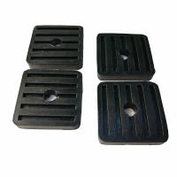 4Pcs Almohadillas De Goma Antivibración Para Aire Acondicionado De Exterior Absorción De Choque Antideslizante Duraderas Para Balcones Y Tejas Externas - details 9