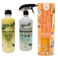 ECOJIN INTENSE AMARILLO ORIGINAL DE LABONCLER + DIFUSOR + AMBIENTADOR A ELEGIR CASA DE LOS AROMAS. Producto en frasco de vidrio de 100 ml y con 6 sticks. disfruta de una agradable sensación de alegría y vitalidad. - details 10