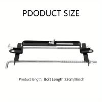 Soporte Ajustable Para Batería Universal Barra Cruzada Con Tornillo L Para Automóviles Y SUVs Soporte De Atado Para Batería - details 3