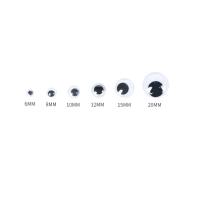 Ojos Googly Móviles DIY Self-Adhesive 6/8/10/12mm Negro Y Blanco Para Manualidades Simulación De Ojo De Animal Para Niños - details 6
