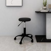 vidaXL Silla de oficina giratoria de terciopelo en color Gris oscuro/Rojo vino tinto/Verde oscuro y más | cómodas modernas ergonómicas para comedor cocina salón hogar - details 5