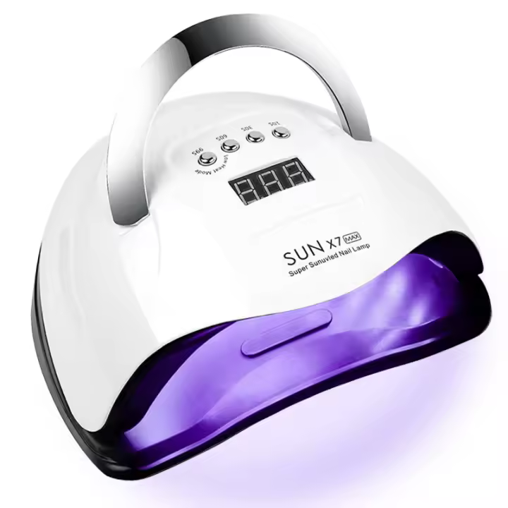 Lámpara LED UV SUN X7 MAX Para Uñas Con 57LEDs Secado De Esmalte De Gel Inteligente Sensor Automático Tiempo De 10-60 Segundos Tamaño 23.6*21*11.5cm Secador Profesional De Uñas - 1