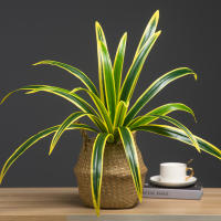 Planta Artificial De Gran Tamaño 60cm Con 18 Hojas De Orchidáceas Para Decoración De Jardín Interior Y Exterior Arbolado Falso Para Hogar Y Exposiciones - details 5