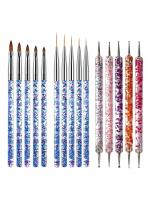 Set De 15 Pinceles De Arte De Uñas Incluye Pincel Para Esmalte De Gel UV Pincel Para Acrílico Y Otras Herramientas De Manicura - details 0