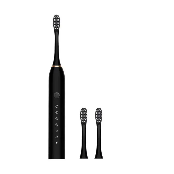 Cepillo De Dientes Eléctrico Sonic Para Adultos IPX7 Impermeable Cabeza De Cepillo DuPont Recargable Por USB Limpieza De Alta Frecuencia 6 Modos De Limpieza - 1