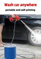 Lavadora de coche inalámbrica de alta presión de 100 bar, pistola de agua pulverizada, generador de espuma a batería, lavadora de coche para el hogar - details 1