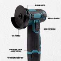 Mini amoladora angular de 12 V con batería de litio recargable, pulidora inalámbrica, corte de diamante con accesorios y 2 baterías - details 1