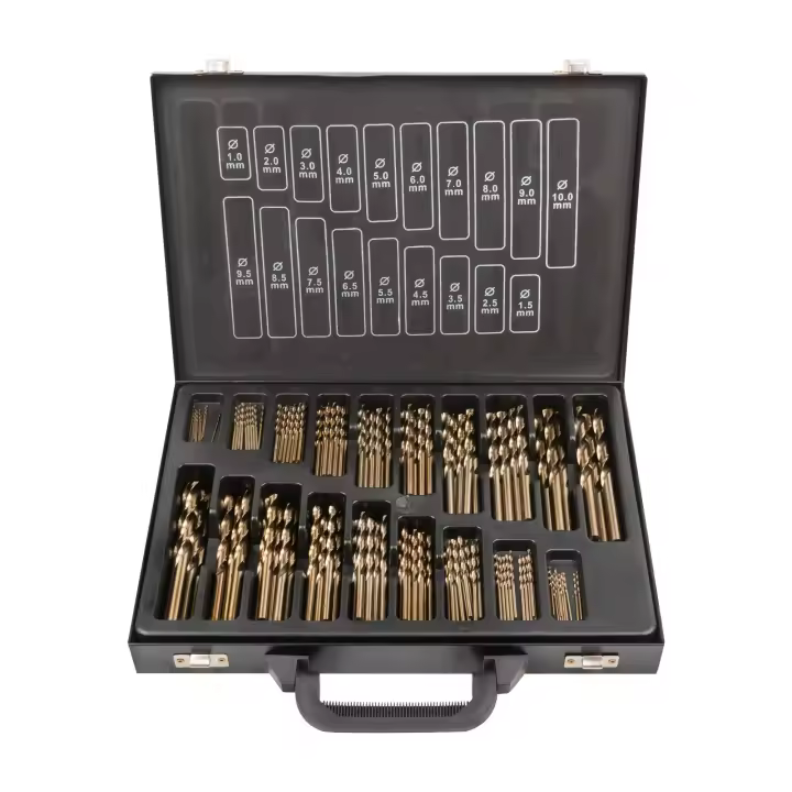 JBM 54348 ESTUCHE DE BROCAS HELICOIDALES 1-10MM HSS-CO5 COBALTO  (170 PCS) - 1
