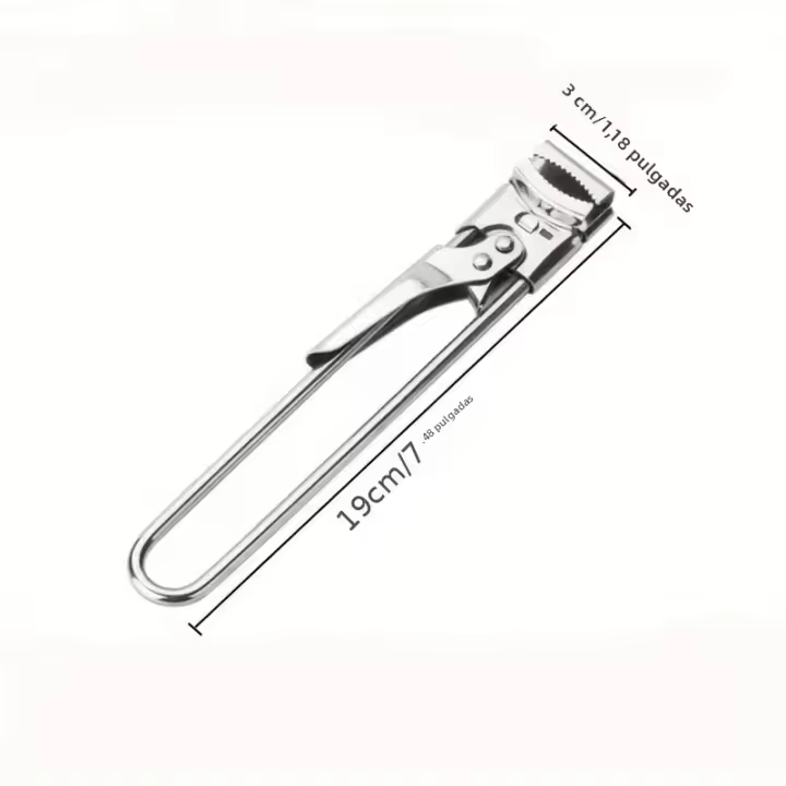 Ajustable Multifunción Abrebotellas De Acero Inoxidable Desabrochador De Lids Para Botellas Y Latas Herramienta De Cocina - 1