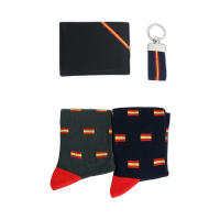 Pack Regalo Día del Padre - España - 2 pares de Calcetines + Cartera + Llavero - Colores Surtidos - details 18