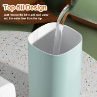 Humidificador de aire pequeño de 6,5*3 pulgadas, humidificador silencioso de niebla fría de 600 ml, apagado automático, con luces de colores, 2 modos, humidificador de doble niebla, adecuado para escritorios de automóviles - details 2
