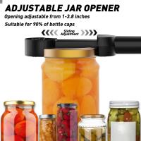 Abrigo De Botellas Y Lata Multifuncional Retráctil Magnético Para Cocina Gadgets Para Manos Débiles Y Senores Con Artritis - details 4
