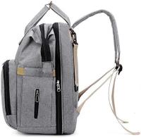 Bolsa para cambiar pañales de bebé, bolsa de pañales multifuncional, bolsa plegable portátil para cuna, bolsa para mamá, bolsa para madre y bebé - details 0