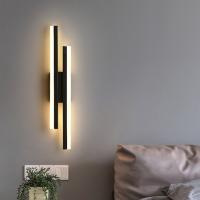Lámpara De Pared LED Para Interior Estilo Minimalista Moderno Arce Y Acrílico Para Dormitorio Sala De Estar Pasillo Y Escalera Luz Scandinava - details 3
