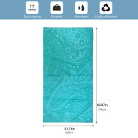 Toalla De Playa De Microfibra Toalla De Natación Deportes Camping Gimnasio Super Suave Absorbente Secado Rápido Para El Baño - details 4