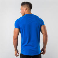 Camiseta De Verano Para Hombre Camiseta Deportiva Fitness Algodón Transpirable Secado Rápido Estilo Delgado Casual Running - details 10