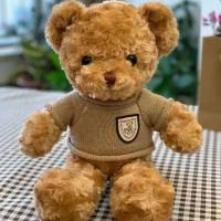 Oso De Peluche Teddy De 30cm Con Suéter Adorable Animal De Peluche Suave Regalo Perfecto Para Niños Material De Poliéster Relleno De Algodón PP - details 2