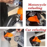 Funel De Estem Largo Para Automóvil Herramienta De Rellenado De Gasolina Y Aceite Para Motor De Motocicleta Y Taller De Automóviles Accesorios De Auto Color Orange - details 8