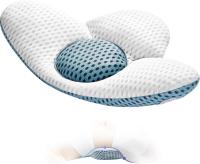 Almohada lumbar 3D with high ground ajustable para el apoyo de la espalda, cojín para aliviar la presión lumbar, adecuada para el repo en cama - details 0