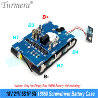 Turmera Caja De Batería Para Destornillador 18V 21V Soporte De Batería 18650 5X 10X 15X 20X Con BMS 50A Máx.100A Para Reparación De Taladro Eléctrico - details 6
