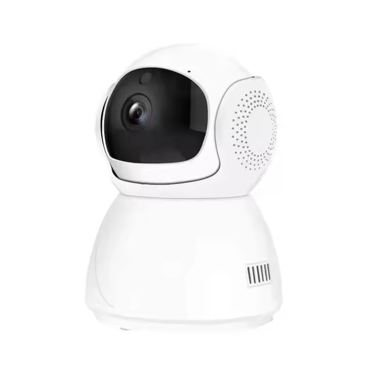 Cámara de Segurad 1080P HD, Cámara de Vigilancia PTZ con rotación horizontal de 360 ° y vertical de 110 °, seguimiento Automático, Visión Nocturna, detección de movimiento, Audio bidireccional - 1