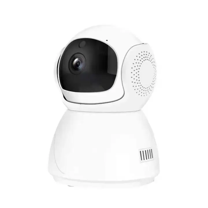 Cámara de Segurad 1080P HD, Cámara de Vigilancia PTZ con rotación horizontal de 360 ° y vertical de 110 °, seguimiento Automático, Visión Nocturna, detección de movimiento, Audio bidireccional - 1