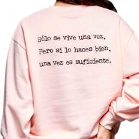 Sudadera Anabel Lee Nueva York con Frase Inspiradora y Print de Nueva York - details 5