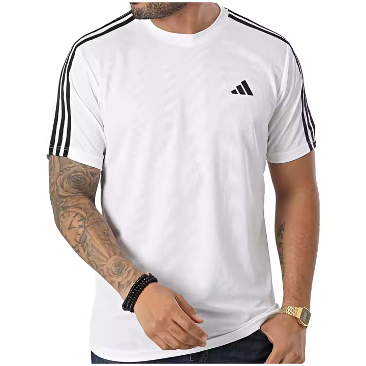Camisetas-Training marca Adidas modelo Ib8151 para hombre en color blanco - 1