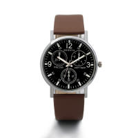 Reloj De Cuarzo Para Hombre Con Vidrio Azul Y Correa De Cuero Reloj Casual Y Moda Diametro De La Fuente 38mm Material De La Caja De Aluminio - details 11