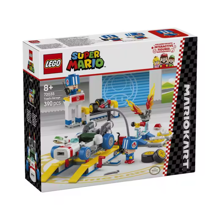 Lego Super Mario Mario Kart: Garaje de Toad Juguetes LEGO - 1