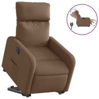 vidaXL Sillón eléctrico reclinable elevable de tela Gris claro, Gris oscuro, Negro Sillon Dormitorio Sillon Comodos Silla Relax Sillón Sofá - details 4
