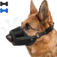 Mordaza Para Perros Anti Masticar Llorar Y Morder Con Tela Suave De Malla Cómoda Y Correa Ajustable Mordaza Loop Para Recuperación - details 5