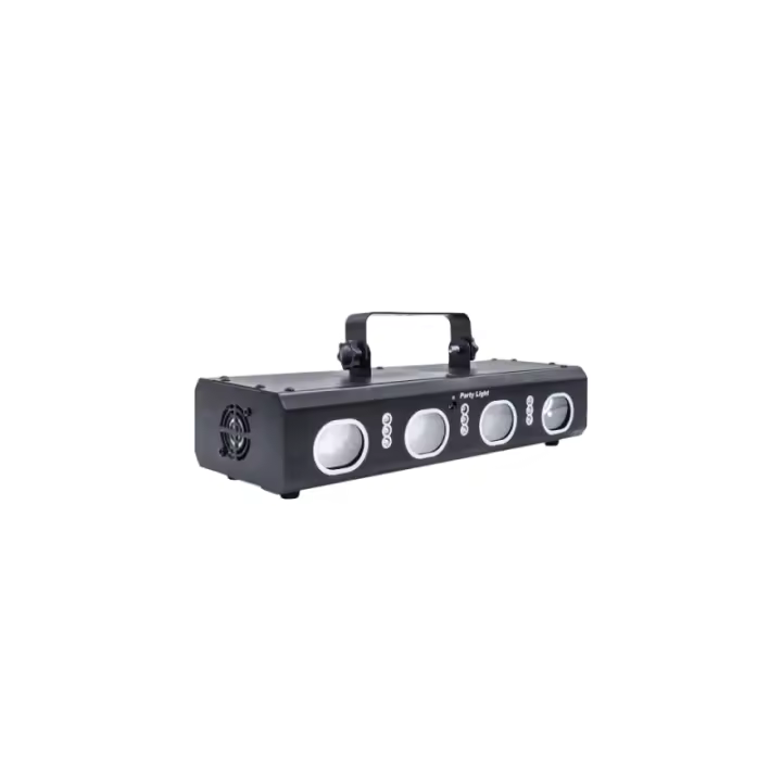 Proyector De Luz Disco DJ 3D Con 4 Lentes 9 LED Láser Strobe DMX Barra De Lámparas Para Fiestas KTV Sala De Baile Decoración De Cumpleaños Luz De Escenario - 1