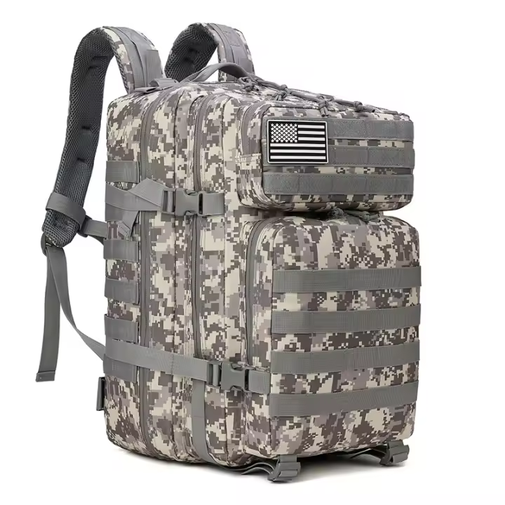 Mochila Militar 45L Impermeable Táctica Mochila Molle Mochilas Gran Paquete de Asalto para Senderismo al aire libre, Camping, Senderismo, etc - 1
