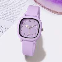 Reloj De Pulsera De Cuarzo Para Mujer Con Material De Silicona Y Acero Inoxidable Luminoso Color Gel Exquisito Accesorios Moda Casual - details 8