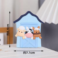 Decoraciones De Cumpleaños Para Pastel Con Topper De Animales Del Hogar De Piedra Madera Yaks Ponis Ovejas Cerditos Pollos Para Niños Y Niñas - details 9