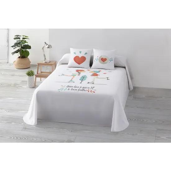 BL BELUM - Colcha Bouti Tamaño 190x270 Tamaño Adecuado - Colcha Bouti Diseño y Estilo junto con Calidad del Material - Colcha Bouti Tacto Extrasuave Sostenibilidad y Producción Ética - Colcha Bouti 100% Made in Spain - 1