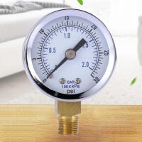 Gauge De Compresor De Aire 1/8in Diámetro Exterior 3/8in Medidor De Presión De Aire Versátil Para Propósitos Generales - details 0