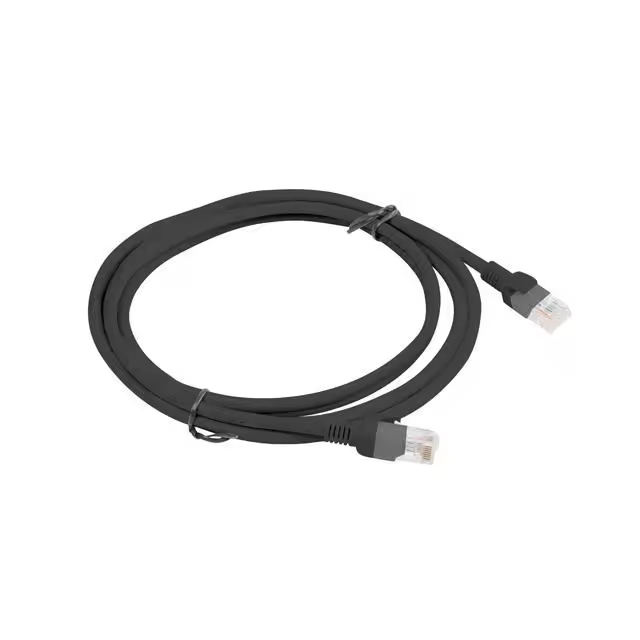 LANBERG CABLE DE RED PCU6-10CC-0200-BK,RJ45,UTP,CAT 6,2M,NEGRO - 1