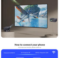 Proyector AUN A32 MINI Portátil Para Cine En Casa LED WIFI Espejo Android IOS SmartPhone 1080P 4K Movie Resolución Óptica 1280x720dpi - details 14