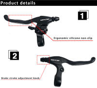 Manillar De Freno De Bicicleta De Aluminio ZOOM Taiwan Para Montaña Y Plegable Con Campana Invisible Sistema V Brake - details 2