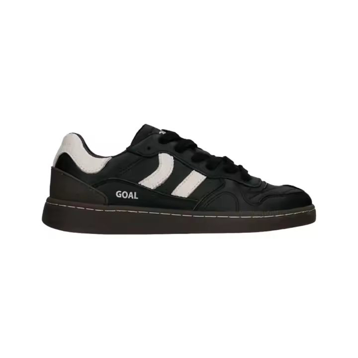 Zapatillas Negras Coolway Goal Black Leather - 1