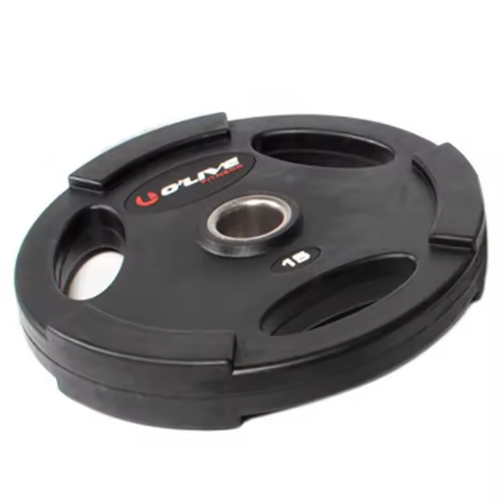Olive Disco Olímpico Rubber 15kg - 1