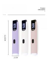 Lámpara UV/LED Portátil Recargable para Uñas – Secado Rápido sin Manchas, Pantalla Digital y Diseño Compacto - details 9